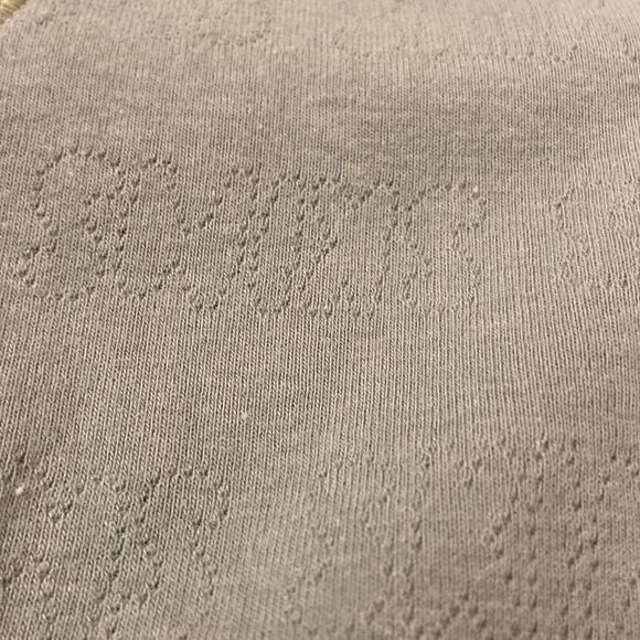 NEW SKIMS Logo Pointelle Zip Front Sweatshirt Hooded Jacket Mineral Green Size 4 - Picture 3 of 4